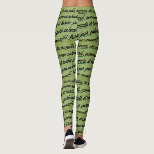 Frans Leggings (Achterkant)