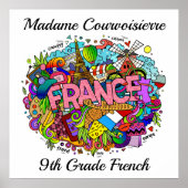 Frans leraar of Frans Poster (Voorkant)