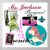 Frans leraar Poster/teken - SRF Poster (Voorkant)