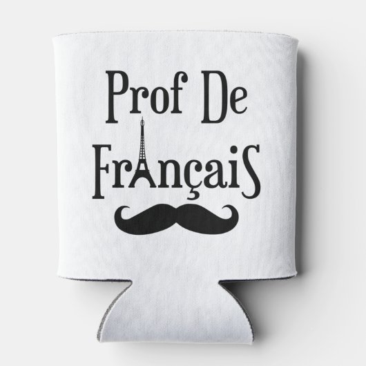 Frans leraar professor Prof. de Francais Blikjeskoeler (Achterkant)