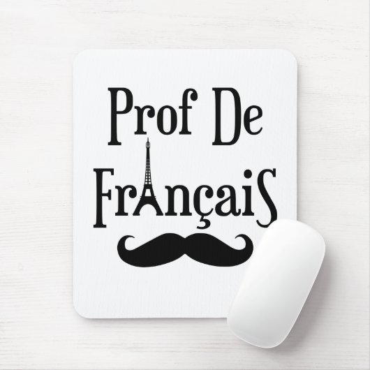 Frans leraar professor Prof. de Francais Muismat (Met muis)