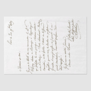  Frans Letter Botanical Gardens Script Tissuepapier