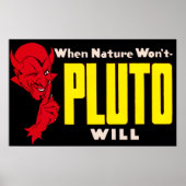 Frans Lick Indiana als de Natuur niet plat zal zij Poster (Voorkant)