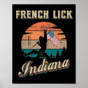 Frans Lick Indiana Poster
