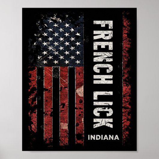 Frans Lick Indiana Poster (Voorkant)
