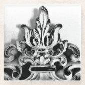 Frans Lijst Glazen Onderzetter (Voorkant)