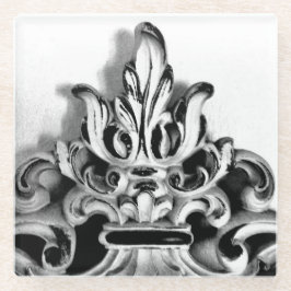 Frans Lijst Glazen Onderzetter