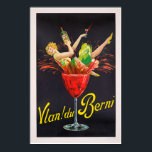Frans liqueur Alcohol Art Deco Poster<br><div class="desc">Een reproductie van een adverteren poster voor een Frans Alcohol-merk Retro Art Deco poster ca. 1930. Digitaal gerenoveerd om de originele kleuren uit te brengen,  zelfs beter en zo vele onvolkomenheden te bevestigen mogelijk.</div>