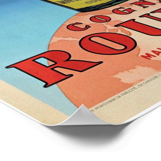  Frans liqueur Alcohol Art Deco Poster (Hoek)