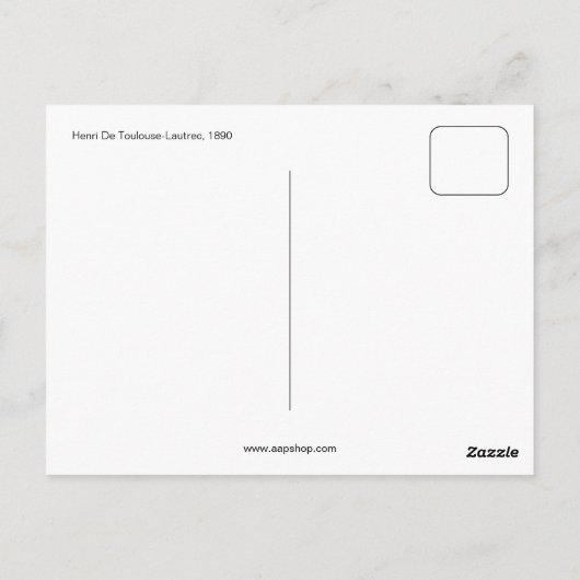 Frans literair blad Briefkaart (Achterkant)