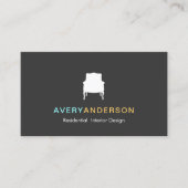 Frans Logo Interior Designer Visitekaartje (Voorkant)