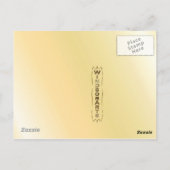 Frans lokaal hormoon met St Christopher Briefkaart (Achterkant)