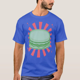 Frans Macaron Baker Cute Baking Dessert Japans T-shirt