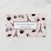 Frans Macaron & Croissant | Pastechnok Visitekaartje (Voorkant)