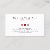 FRANS MACARON TRIO LOGO 3 op Wit Visitekaartje (Achterkant)