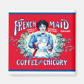 Frans Maid Coffee Magnet (Voorkant)