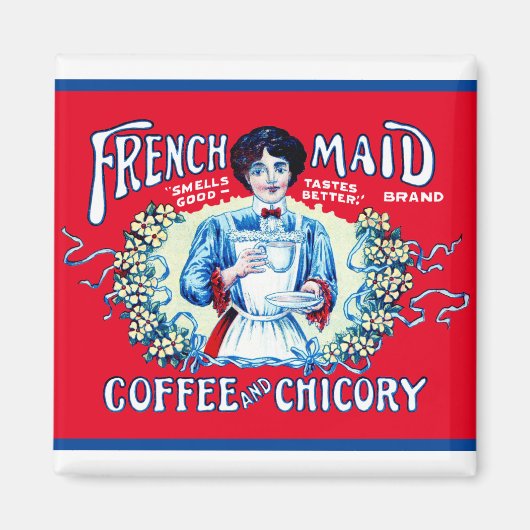 Frans Maid Coffee Magnet (Voorkant)