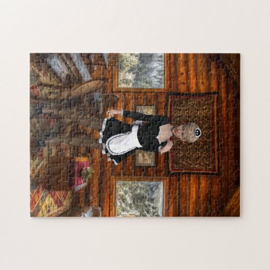 FRANS MAID LOG HOUSE PUZZZLE LEGPUZZEL (Horizontaal)