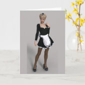 FRANS MAID WENSKAART, BLANK INSIDE KAART (Gele Bloem)