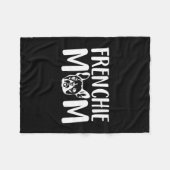 frans mam frans bulldog huisdier eigenaar Hondenli Fleece Deken (Voorkant (Horizontaal))