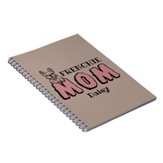 frans mam frans bulldog lover aangepaste naam notitieboek (Rechterzijde)