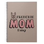 frans mam frans bulldog lover aangepaste naam notitieboek (Voorkant)