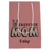 frans mam frans bulldog lover bruin medium cadeauzakje (Achterkant)
