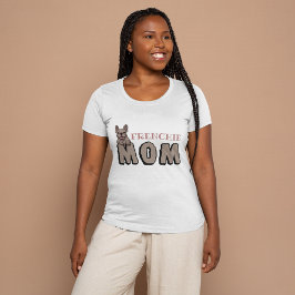 frans mam frans bulldog lover bruin t-shirt