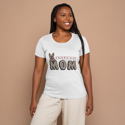 frans mam frans bulldog lover bruin t-shirt