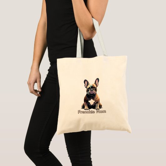 frans mam frans bulldog Moederdag Tote Bag (Voorkant (product))