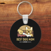 frans mam ooit  frans bulldog puppy lov sleutelhanger (Voorkant)