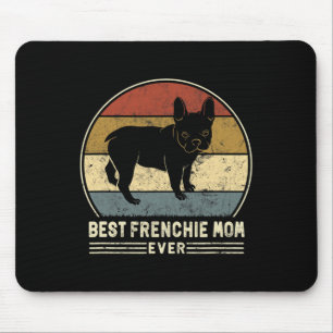 frans mam ooit retro frans bulldog hond mam muismat