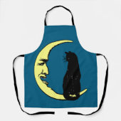  Frans Man in de maan en de kat Schort (Voorkant)