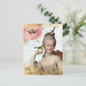 -Frans Marie Antoinette shabby Briefkaart (Staand voorkant)