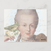 -Frans Marie Antoinette shabby Briefkaart (Achterkant)