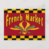 Frans Marktteken Briefkaart (Voorkant)