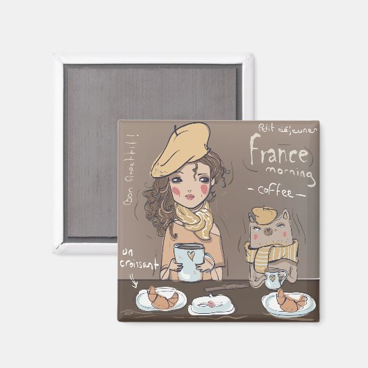 Frans meel magneet (Voorkant / Achterkant)