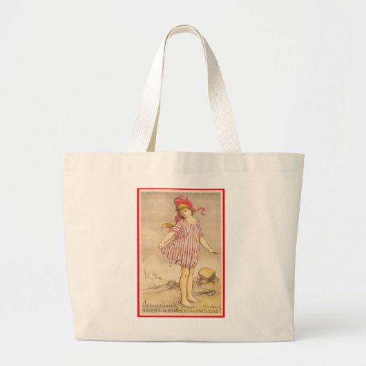 FRANS MEISJE BIJ HET BEDAK GROTE TOTE BAG (Voorkant)
