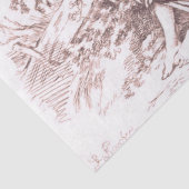 Frans meisje in  landschapsveld tissuepapier (Detail)