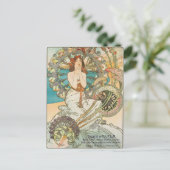 Frans Meisje in Prayer Briefkaart (Staand voorkant)