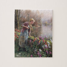 Frans meisje Vist in Bretagne