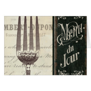 Frans Menu en Fork