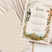  Frans Menu Kaart Classic Europees Charme