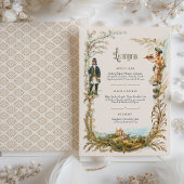  Frans Menu Kaart Classic Europees Charme