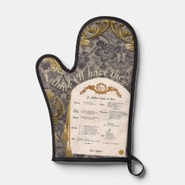 Frans Menu Oven Mitt Ovenwant