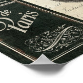 Frans Menu Poster (Hoek)