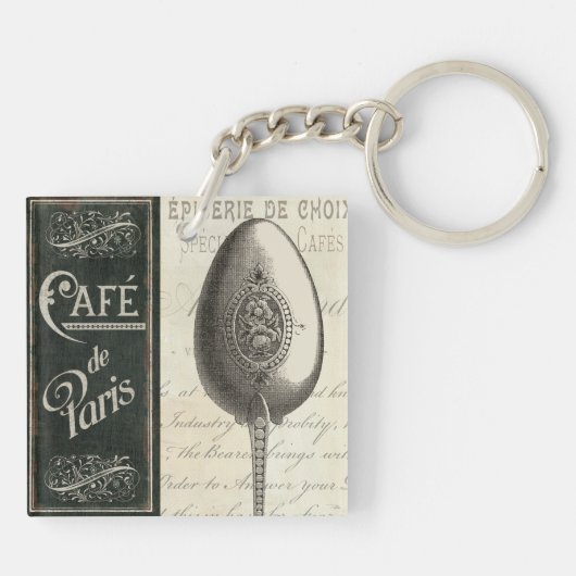 Frans Menu Sleutelhanger (Achterkant)