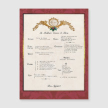 Frans Menu Vakantie Koelkast Decor Magnetische Kaa