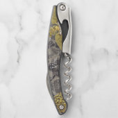 Frans Menu "Vin" Elegante Kurkentrekker (Zwart) (Achterkant)