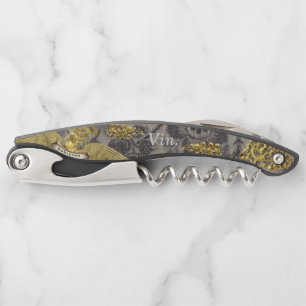 Frans Menu "Vin" Elegante Kurkentrekker (Zwart)
